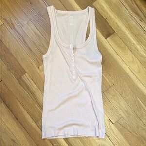 Aerie light pink Fitted Sleeveless Tank Top